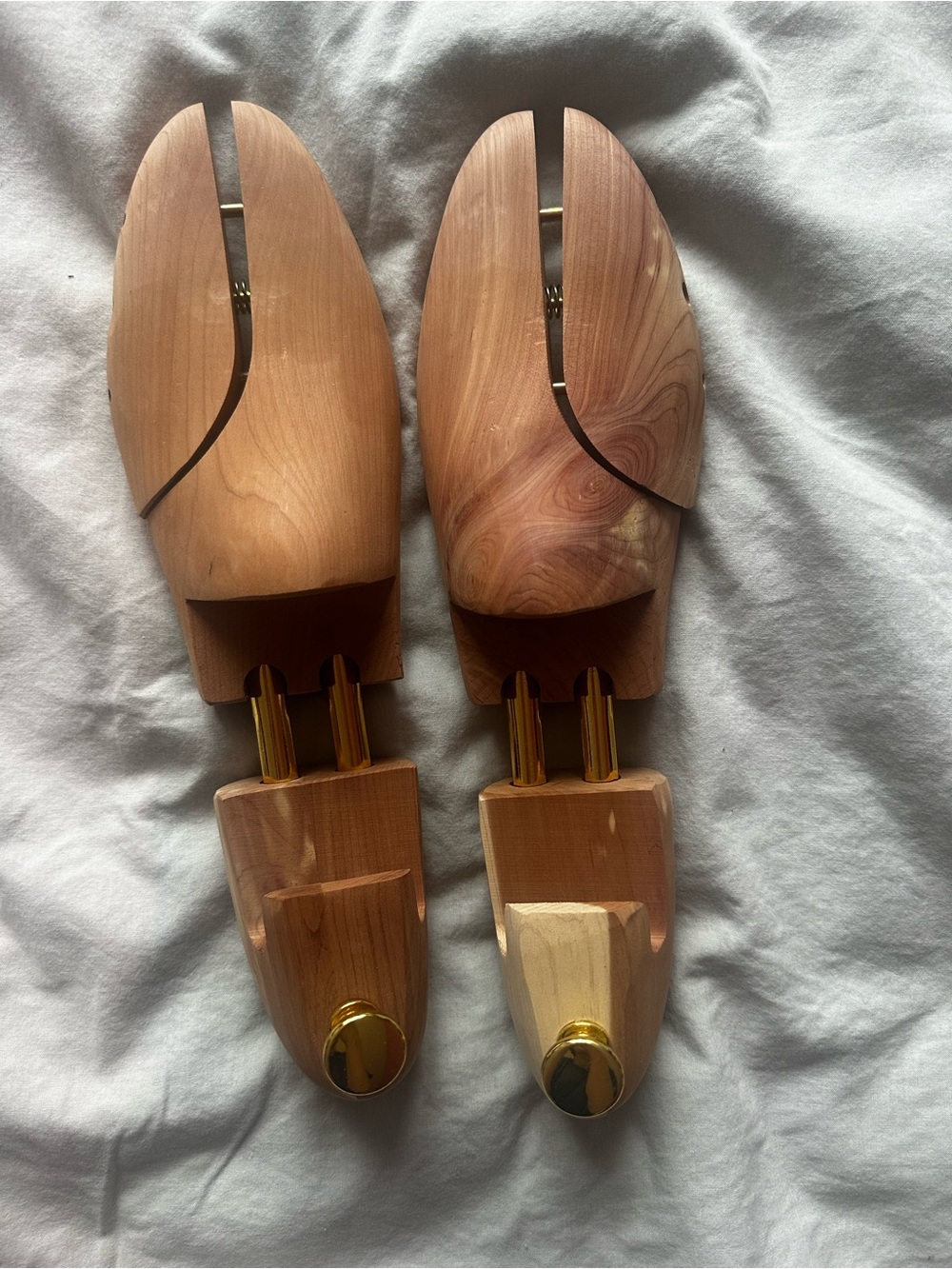 Wooden Shoe Trees Men Adjustable Cedar Shoe Shaper Keeper Size Large